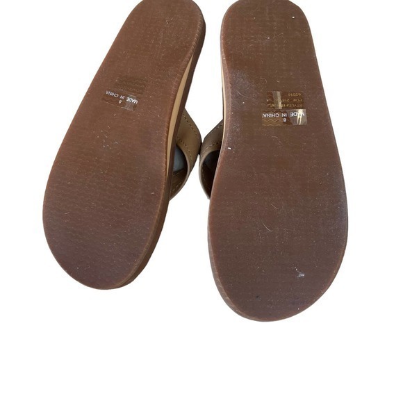 Vineyard Vines Brown Leather Sandals - Picture 3 of 5